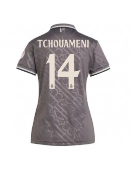 Real Madrid Aurelien Tchouameni #14 Ausweichtrikot für Frauen 2024-25 Kurzarm